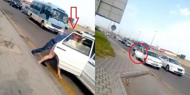 Bakıda biabırçılıq: Qadını çığırda-çığırda maşına mindirdilər – VİDEO