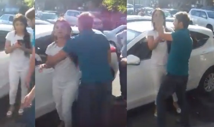 BAKIDA QADIN SÜRÜCÜ VƏTƏNDAŞLARI TƏHQIR ETDI - SƏNİN....