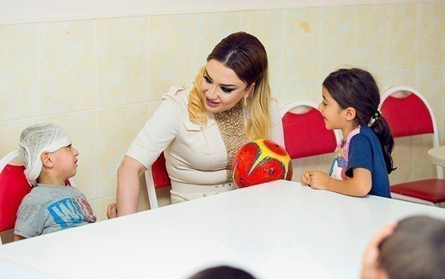 Tanınmış ginekoloq kimsəsiz uşaqları sevindirdi (FOTOLAR)