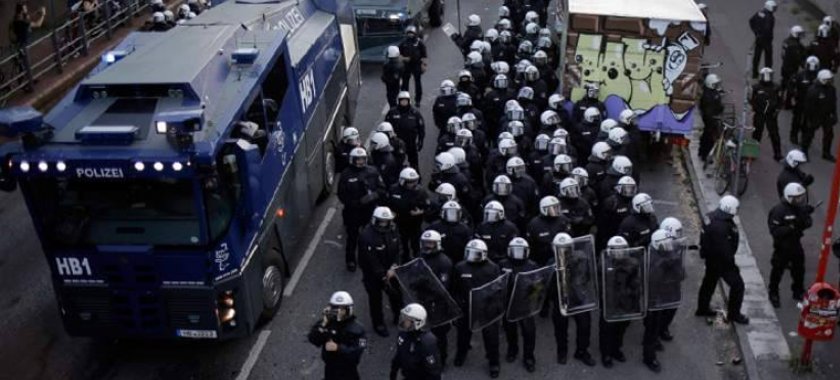 ALMANIYADA SAMMIT ÖNCƏSI IĞTIŞAŞLAR — 80 POLIS YARALANDI