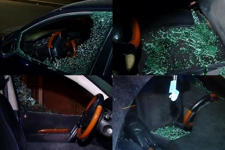 Azərbaycanda televiziya işçisinin avtomobilini qarət etdilər - VİDEO