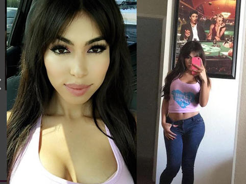 Qadın polisə yaxalanmamaq üçün lüt soyundu - FOTO