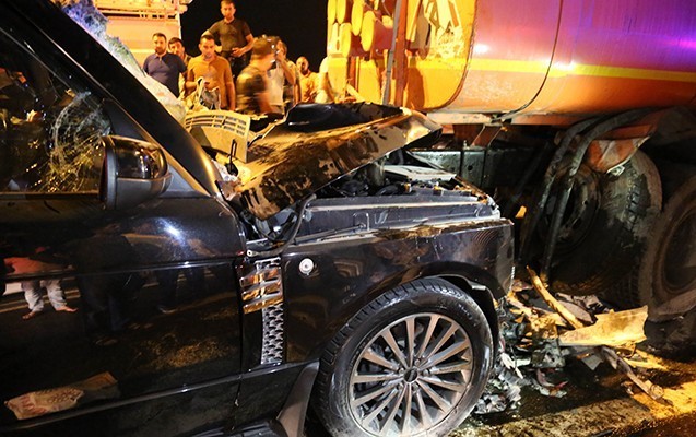 “Land Rover”lə qəzaya düşən rəis generalın bacısı oğludur