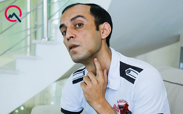 “Qəfildən çənəmdən vurdu, başım asfalta dəydi” - Rüstəmin döydüyü sürücü/ VİDEO