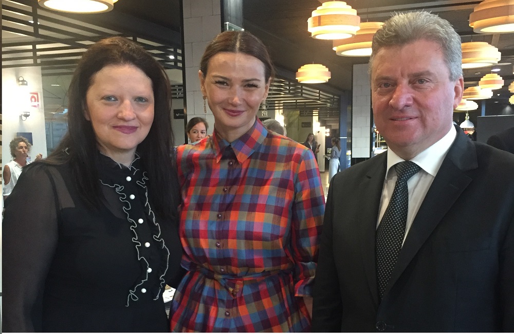 Qənirə Paşayeva Makedoniya prezidenti və Birinci Xanımı ilə görüşüb