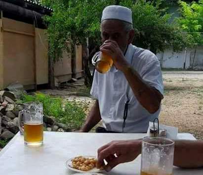 Pivə içən “molla” təxribatçı imiş - FOTO  