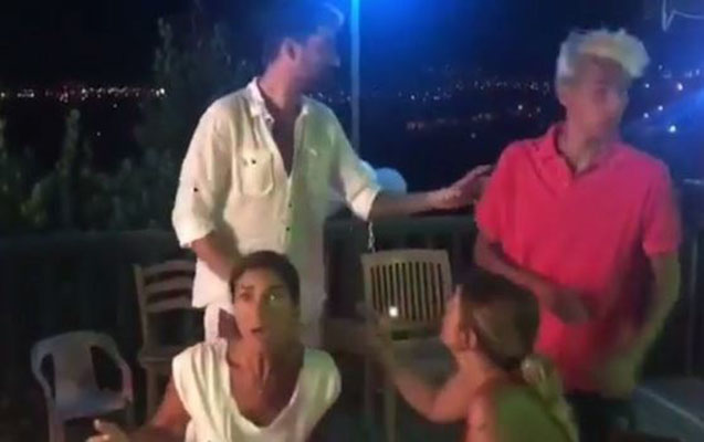 Canlı yayımda zəlzələ şoku - Tatlıses ailəsinin qorxulu anları