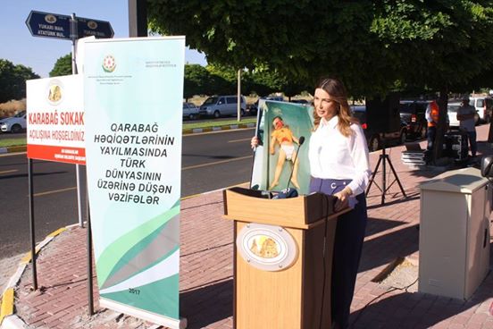 Hər il onminlərlə turistin ziyarət etdiyi qədim Kapadokyada Qarabağ küçəsinin açılışı olub