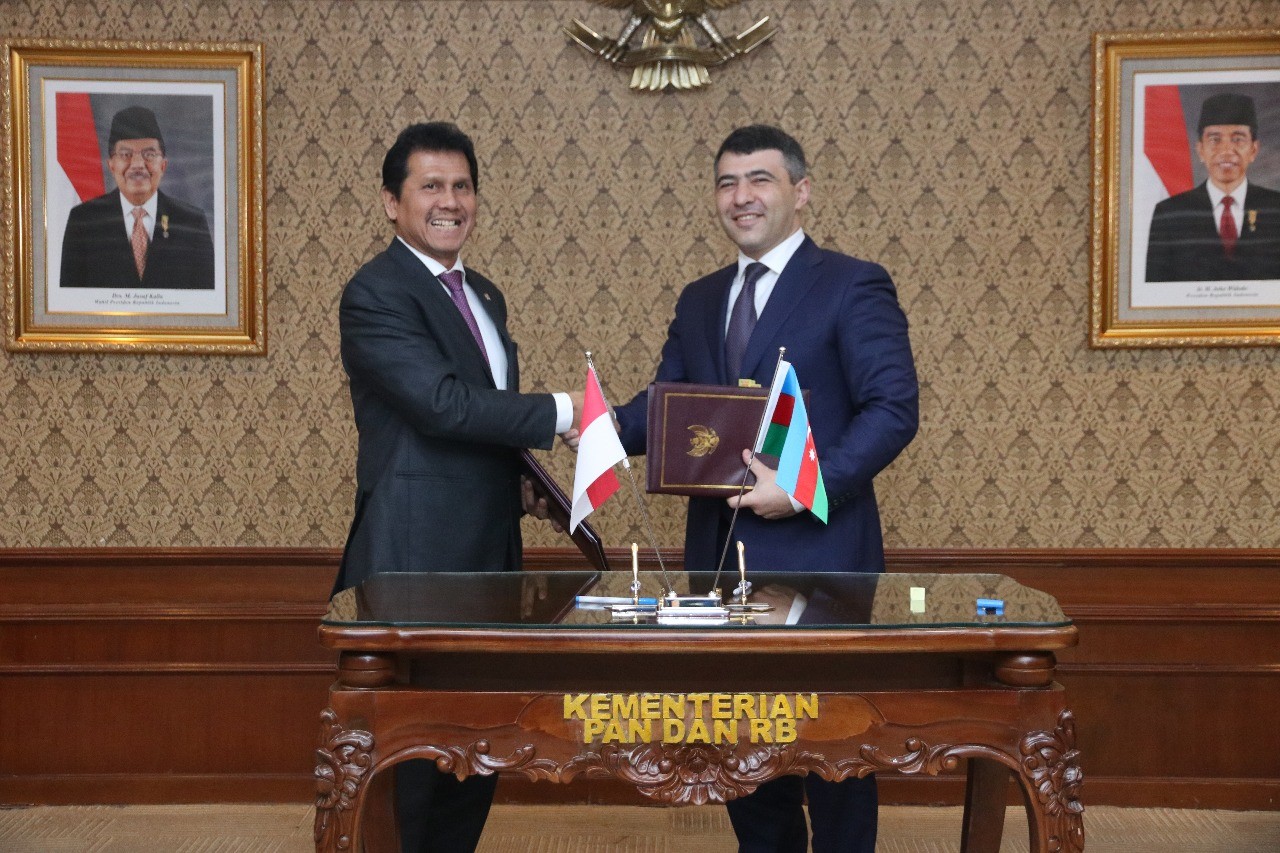 İndoneziyanın İnzibati və Bürokratik İslahatlar Nazirliyi ilə ASAN XIDMƏT arasında memorandum imzalanıb