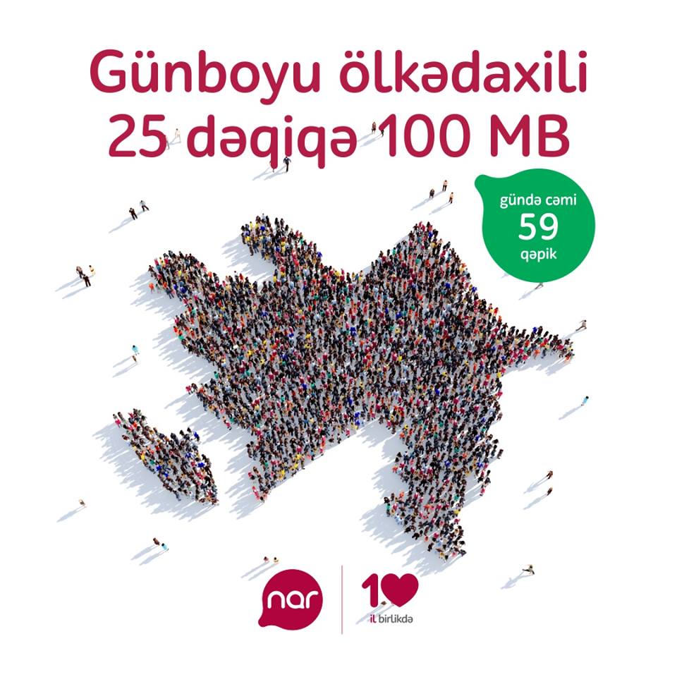“Yay kampaniyası” ilə “Nar” istifadəçilərinin yay istirahəti daha rəngarəngdir