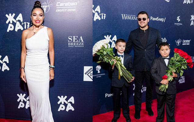 Leyla Əliyeva, Emin və əkizləri “Jara”da - Fotolar