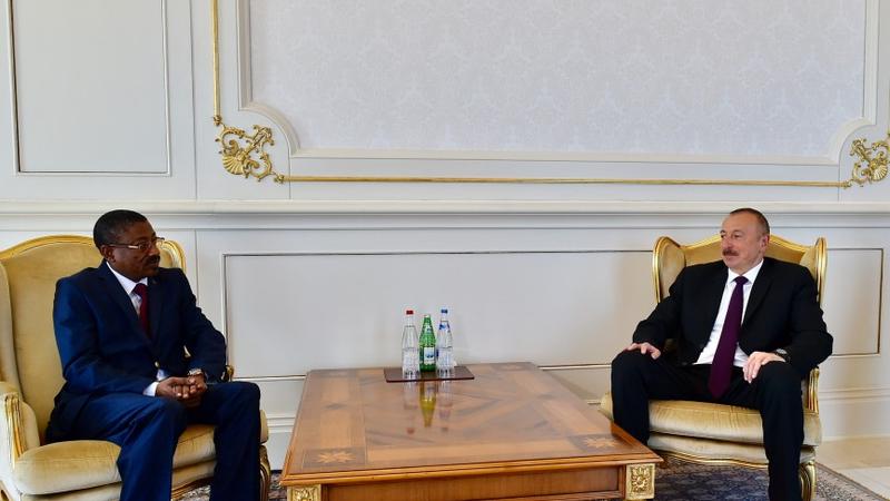 Prezident İlham Əliyev Amadou Dikonu qəbul etdi