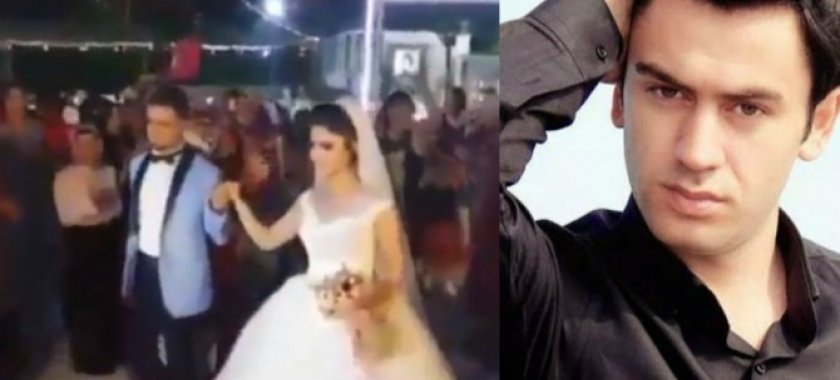 Türkiyədə bəylə gəlin toya Üzeyirin mahnısını ilə gəldi  -   VİDEO