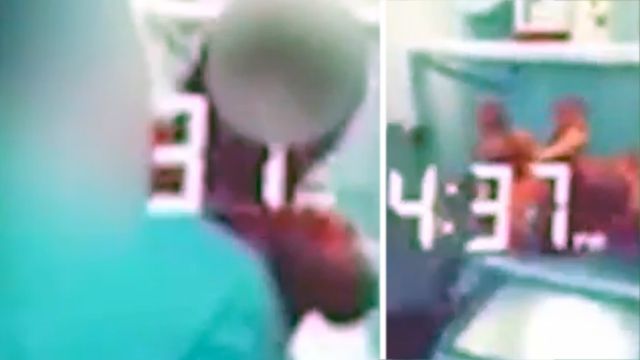 Anadan körpəsinə ağlasığmaz işgəncə - Video