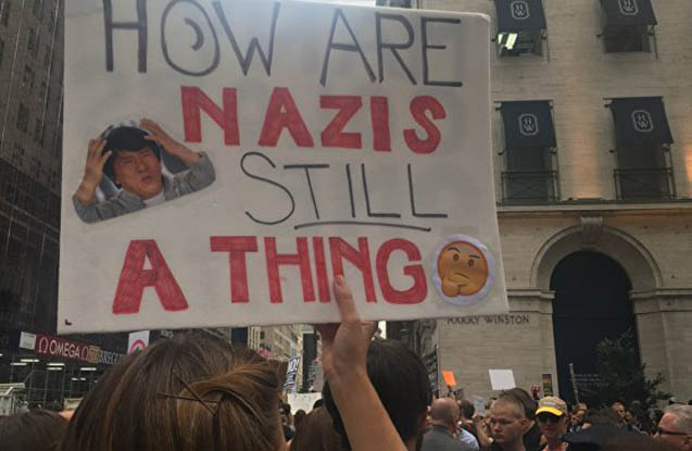 Nyu-Yorkda Tramp əleyhinə aksiya - Foto