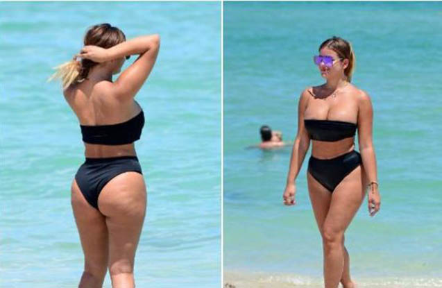 Rus gözəl bu dəfə də bikinidə göz oxşadı - Foto