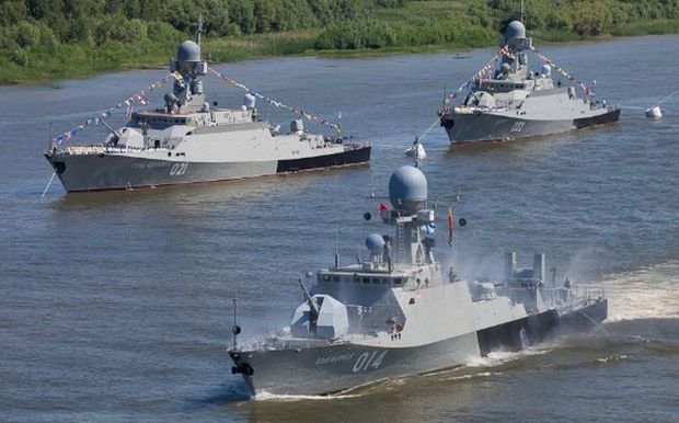 Rusiyanın Xəzər donanması həyəcan siqnalı ilə qaldırılıb