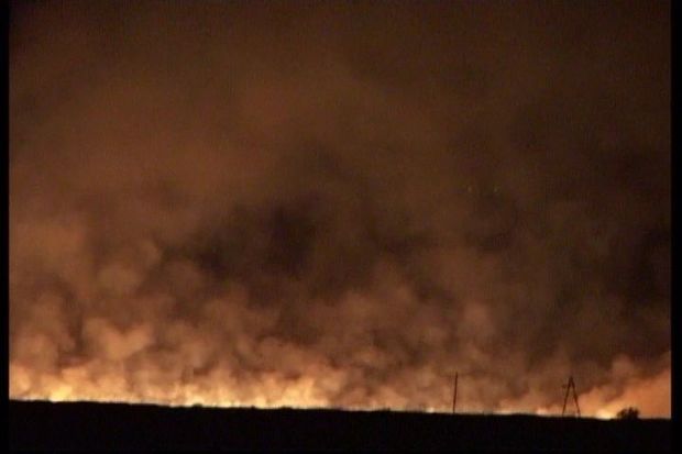 Ermənilər Ağdamın işğal altında olan ərazilərinə od vurdu – FOTO