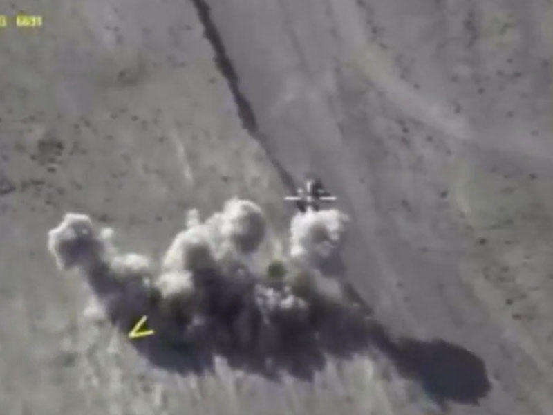 Rus qırıcıları 200 İŞİD-çini məhv etdi - VİDEO 