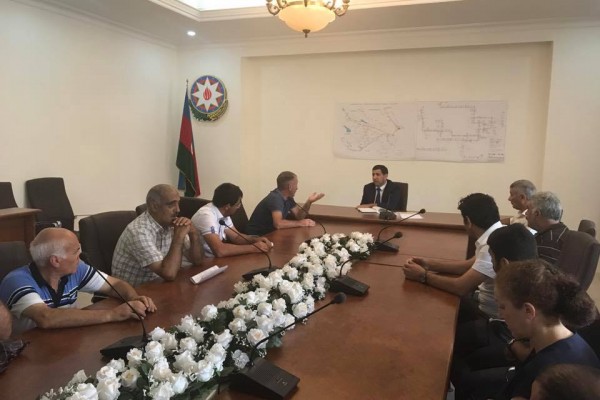 Cavid Qurbanovun seçiciləri ilə növbəti görüş keçirilib -FOTOLAR