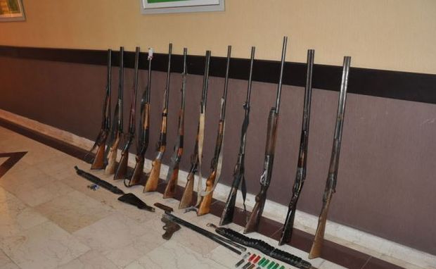 Hacıqabul sakinlərindən 15 ədəd silah-sursat götürülüb – FOTO