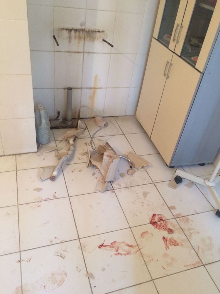 Sərxoş şəxs Goranboy xəstəxanasına ziyan vurub, tibb işçilərinə xəsarət yetirib