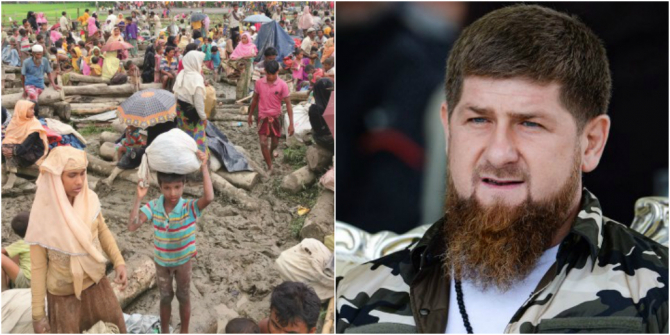 Myanmada müsəlmanları dəstəkləməzsə, Kadırov Rusiyaya qarşı çıxacağını bəyan etdi (VİDEO)