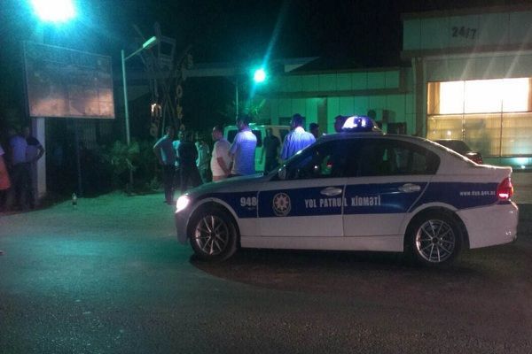 Bakıda yol polisi qəza törətdi