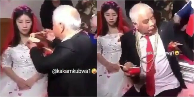 Atası yaşda kişiyə ərə gedən qızın bu VİDEOSU REKORD QIRIR: Pula görə...