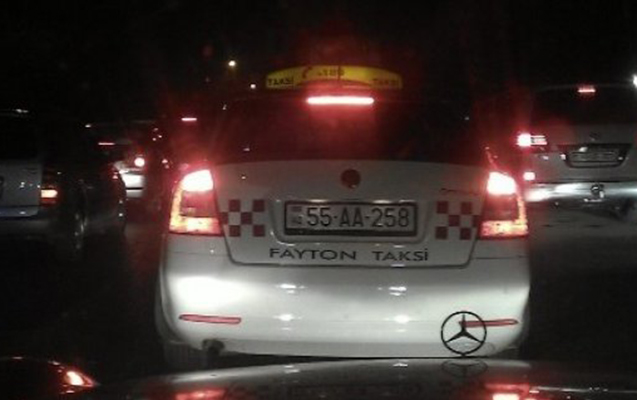Bakıda AA seriyalı taksilər kimindir?