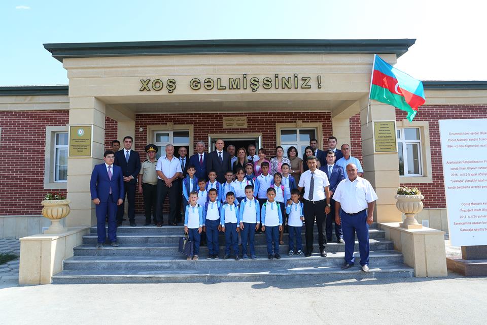 Binəqədi rayonunun nümayəndə heyəti Cocuq Mərcanlıya səfər ediblər.