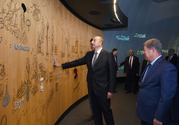 Azərbaycan prezidenti “EXPO 2017 Astana” sərgisində – FOTO