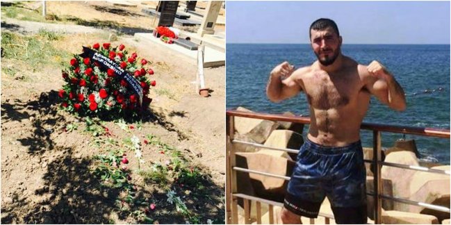 Nəşi qürbətdə 4 gün morqda saxlanılan idmançımız dəfn edildi - ÜRƏKDAĞLAYAN FOTO