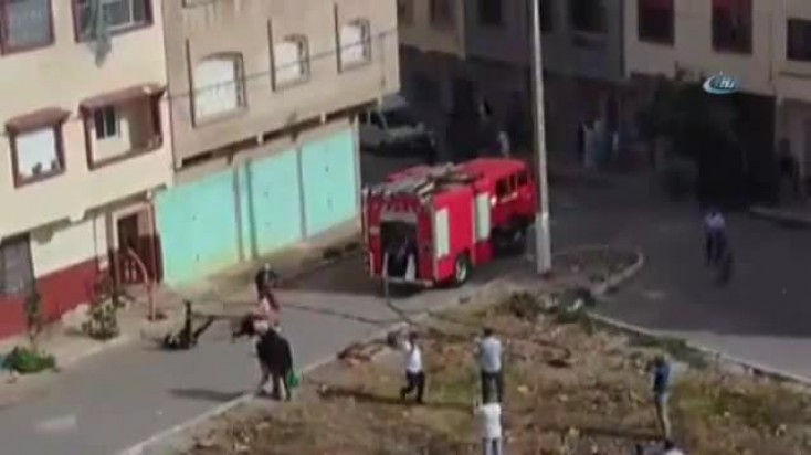 Evini yandırıb özünü aşağı atdı - Qadının ölüm anları... / VİDEO