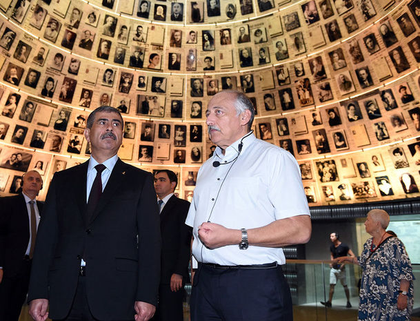 Zakir Həsənov “Yad Vaşem” memorial kompleksini ziyarət edib – FOTO