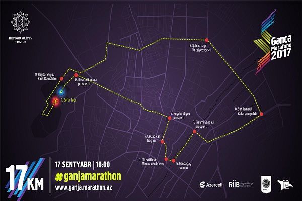 Bu gün “Gəncə Marafonu - 2017” start götürür