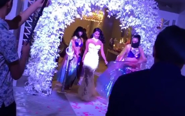 Mətanət qızına dəbdəbəli xına etdi - Fotolar + Video