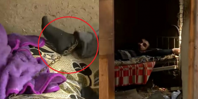 Azərbaycanda ana övladını 20 il zəncirdə salxayıb - ŞOK HADİSƏ (VİDEO)