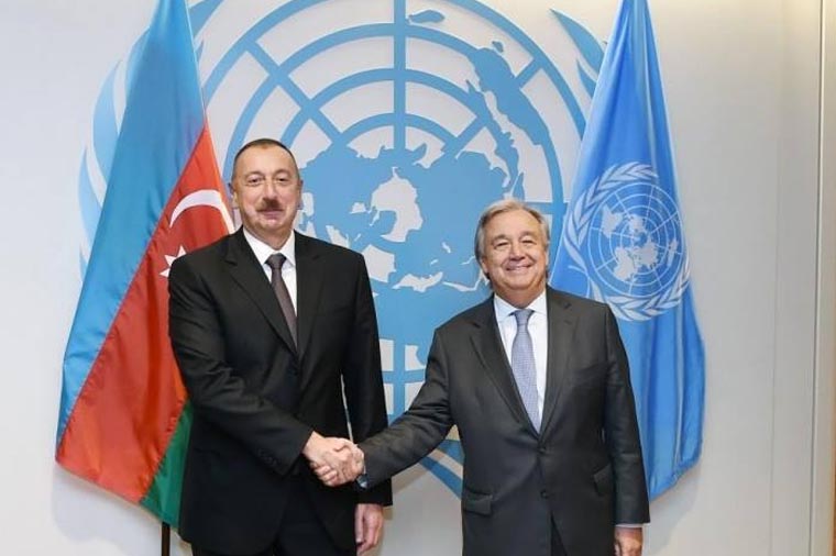BMT-nin baş katibi İlham Əliyevlə görüşdü —