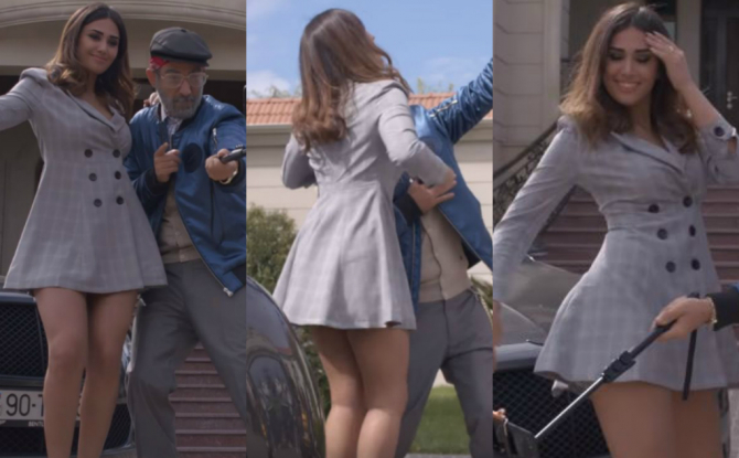 Pərvin Abıyeva varlı adamın seksual qızı obrazında (VİDEO)