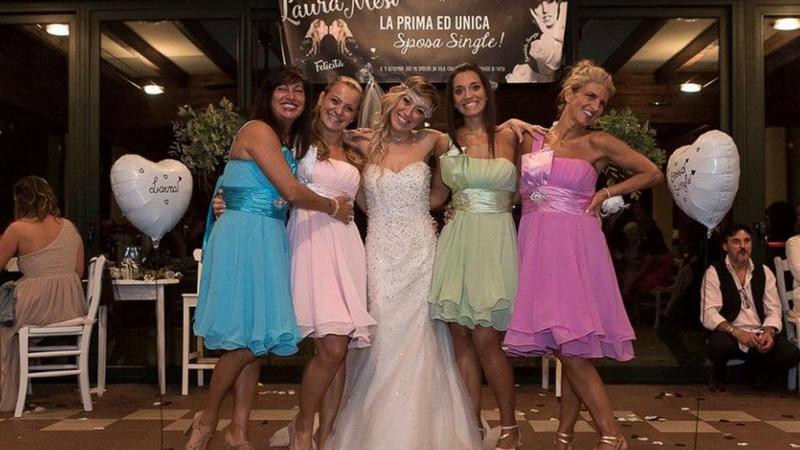 Qadın toyuna minlərlə avro xərclədi - ÖZÜ İLƏ EVLƏNİR - FOTOLAR