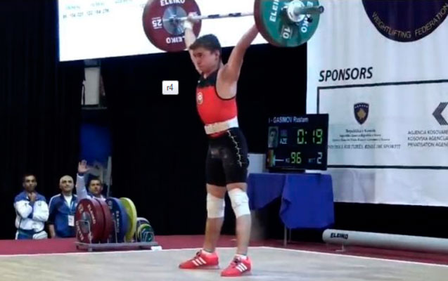 İdmançımız rekord yeniləyərək Avropa çempionu oldu