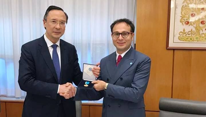 Ramil Həsənov Qazaxıstan XİN-in medalına layiq görülüb