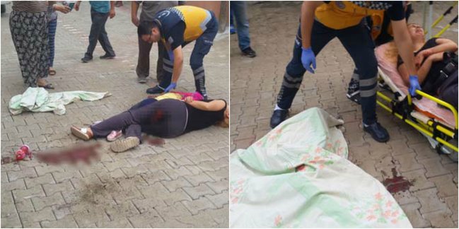 Evli qadın və qızı güllələndi: 6 yaşlı körpəsi can verdi - FOTOLAR