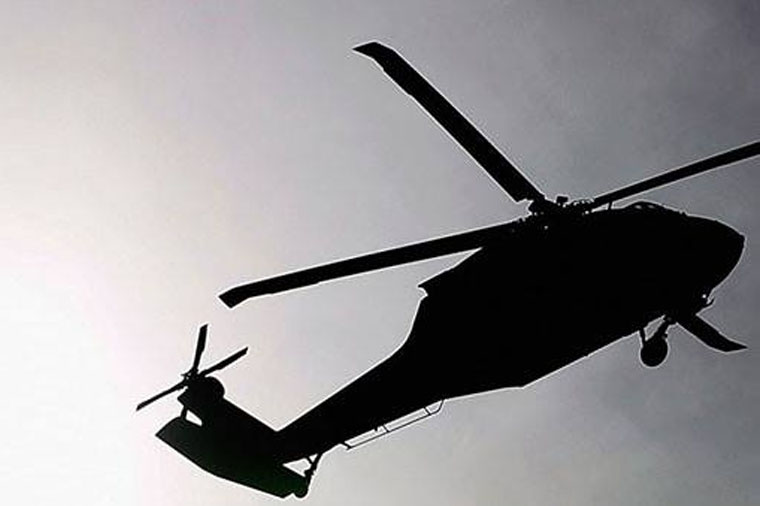 İranda hərbi helikopter qəzaya uğradı