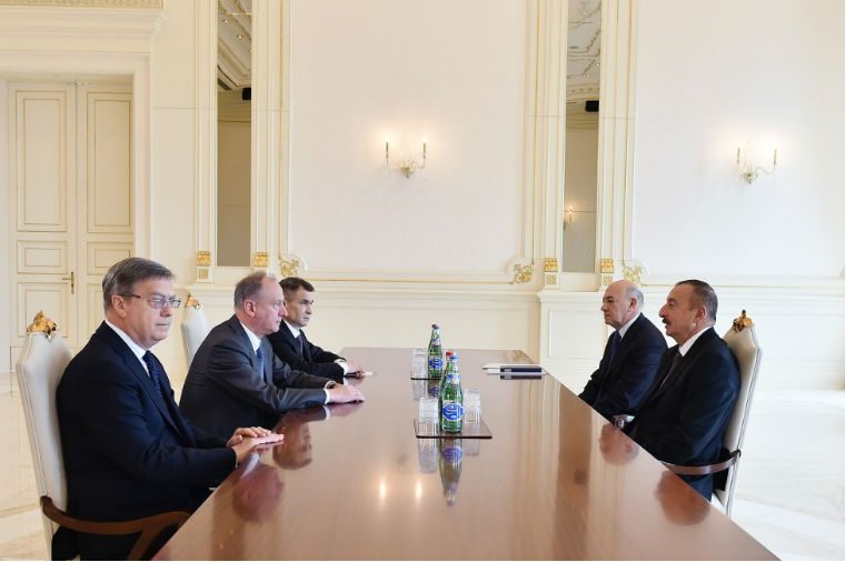 İlham Əliyev Rusiya Təhlükəsizlik Şurasının katibini qəbul etdi