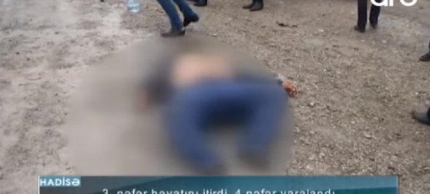 Azərbaycanda 3 nəfərin öldüyü, 4 nəfərin yaralandığı dəhşətli qəzanın GÖRÜNTÜLƏRİ - VİDEO