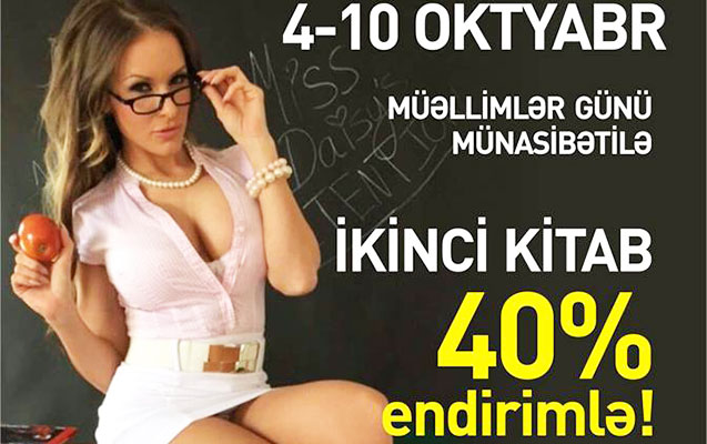 “Müəllimlər günü” ilə bağlı endirim fotosu sərt tənqid olundu