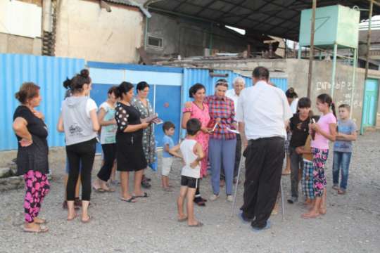 Qənirə Paşayeva Tovuzda sakinlərlə görüşdü - FOTOLAR