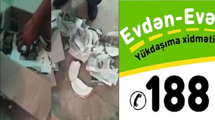 Yükdaşıma xidməti vətəndaşa 3000 manat ziyan vurdu - FOTO+VİDEO